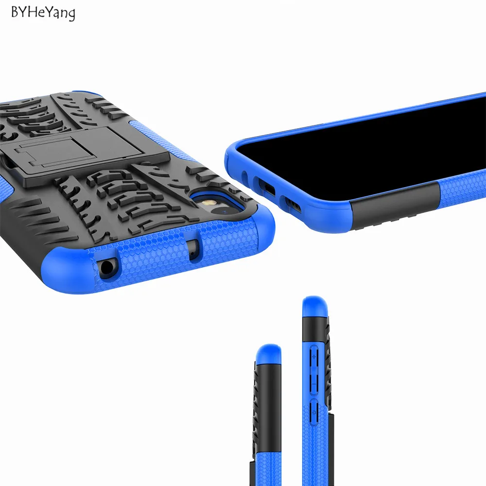 Honor 8 S чехол для huawei Honor 8 S чехол противоударный TPU твердая подставка из ПК чехол для huawei Honor 8 S KSE-LX9 8 S Honor8S 8A Pro Чехол