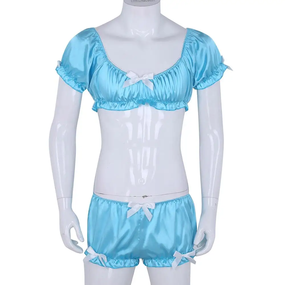 DPOIS мужское экзотическое нижнее белье набор мужская с короткими рукавами