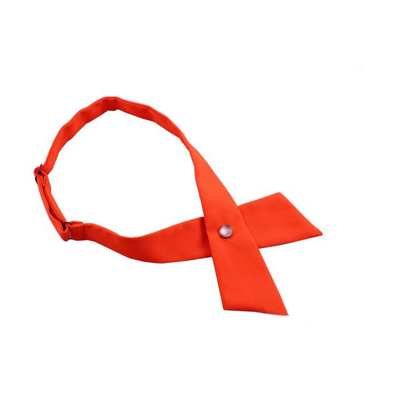 Orange Кроссовер Твердые бабочки Бабочка бант галстук-бабочка узел, галстук-бабочка мужской галстук женские шеи галстуки полиэстер мужские аксессуары - Цвет: Orange
