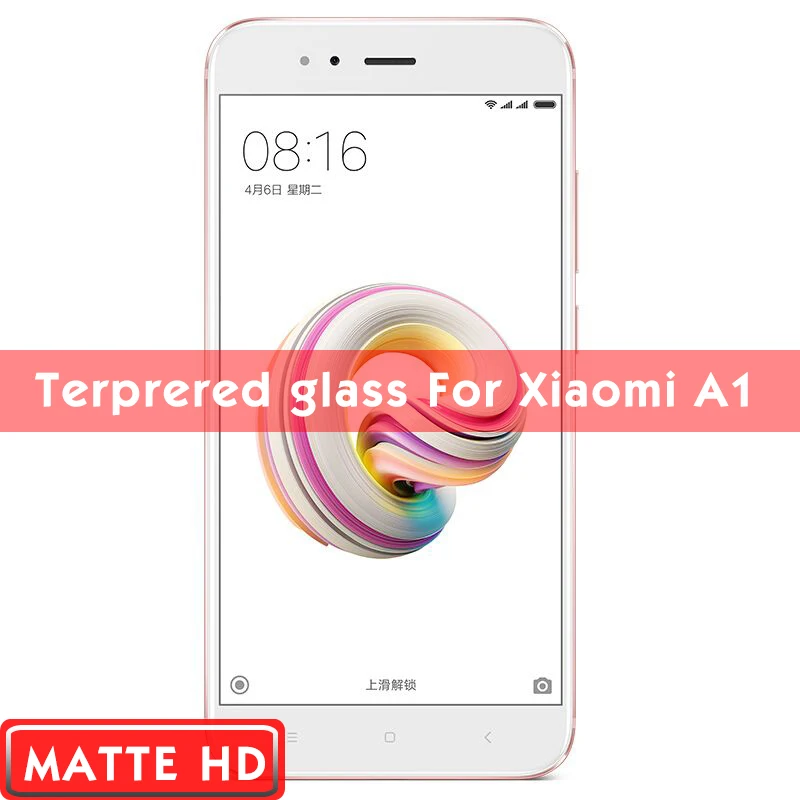for xiaomi A1 Матовое закаленное стекло для xiaomi mi 6 8 9 SE lite mi x max 2 3 F1 Защита экрана для xiaomi 8lite mi x2s mi 9 6D закаленное стекло - Цвет: for xiaomi A1