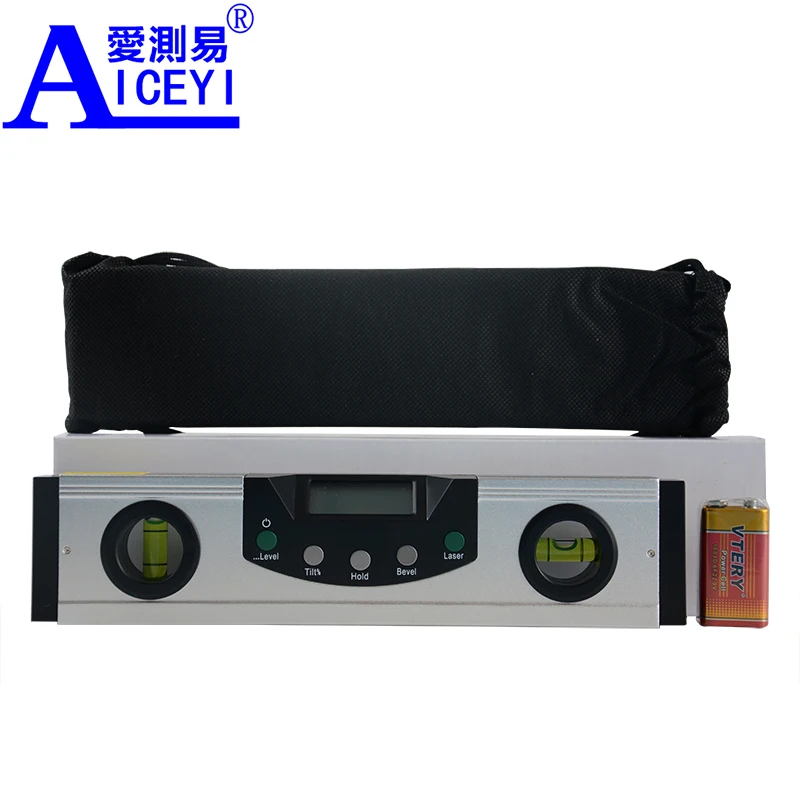 Мм Цифровой спиртовой уровень мм лазерный 200 диапазон измерения 360 градусов