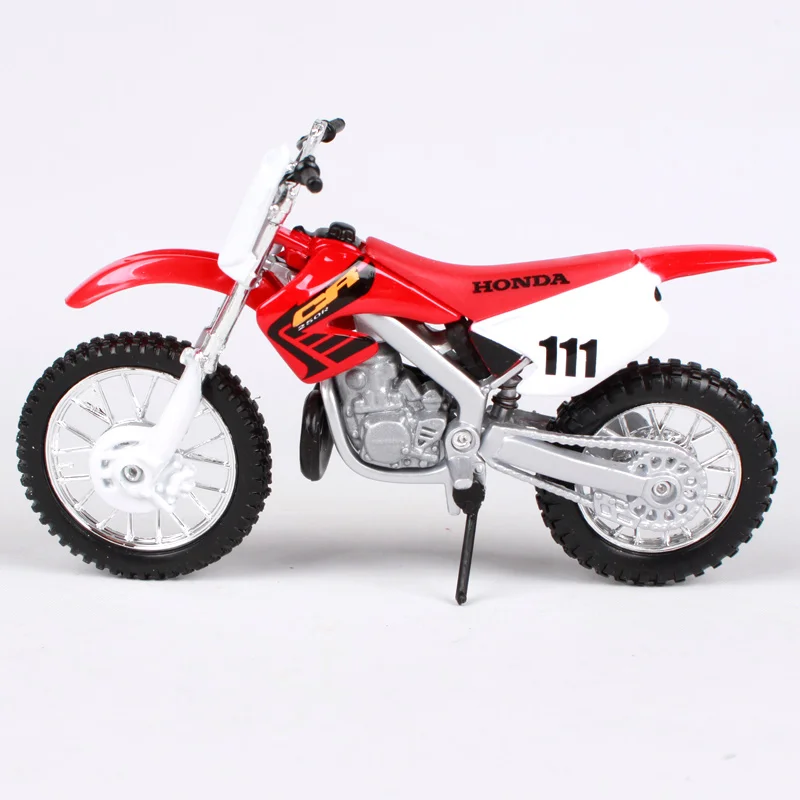 Маисто 1:18 Honda CR250R красный мотоцикл литье под давлением сиденья и спицы модель