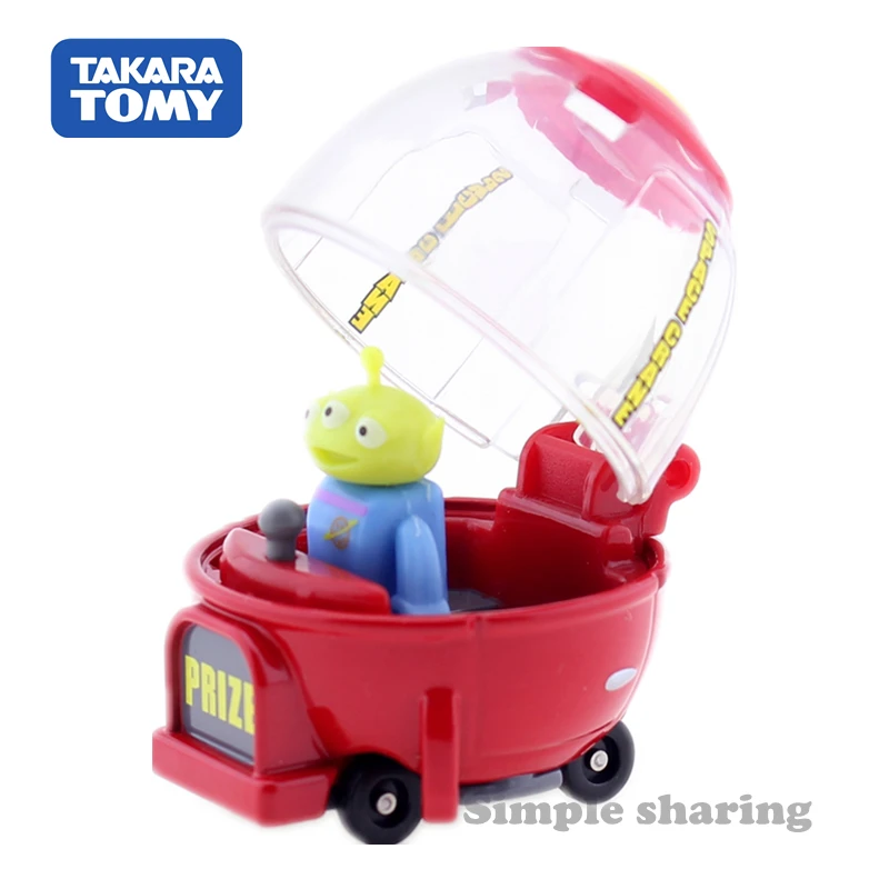 TAKARA TOMY TOMICA pixar DISNEY TOY STORY 06 космический кран игрушка маленький зеленый инопланетянин шаттл модель автомобиля Комплект литья под давлением аниме фигура плесень