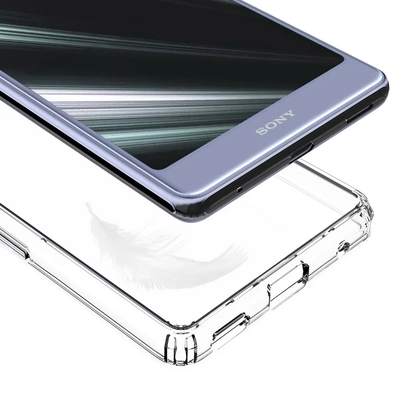 Для sony Xperia L3 чехол Кристальный Гибридный Бампер прозрачная твердая акриловая задняя крышка для sony Xperia L3 L 3 Защитные чехлы для телефонов Coque