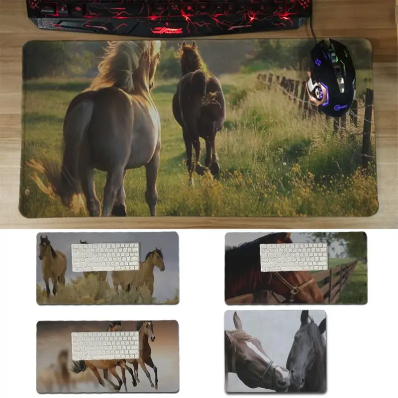 

Yinuoda Non Slip PC Horse gamer play mats Mousepad Size for 18x22cm 20x25cm 25x29cm 30x60cm game mouse pad