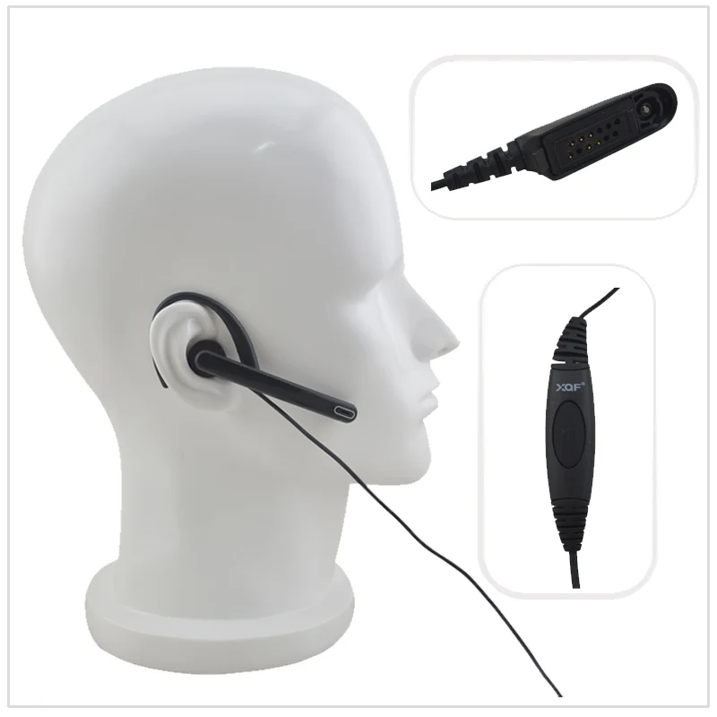 Однопроводные наушники G-loop Boom mic гарнитура с микрофоном для Motorola GP328 GP340 GP380 HT750 MTX850