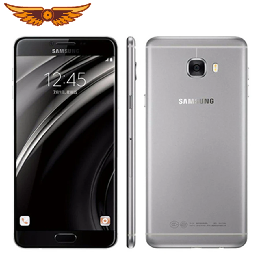 Оригинал Samsung Galaxy C7 C7000 5 7 дюймов 4GB оперативной памяти 64 Гб встроенной RAM 16.0MP LTE 4G Octa