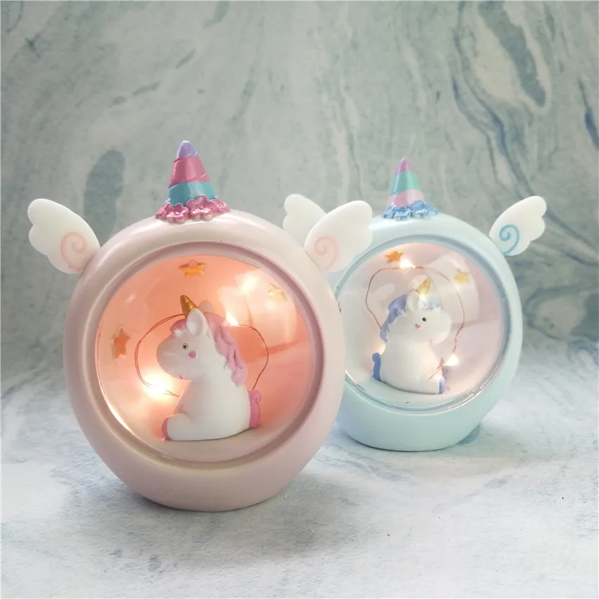 Единорог Сферический стеклянный чехол милый подарок на день рождения украшение
