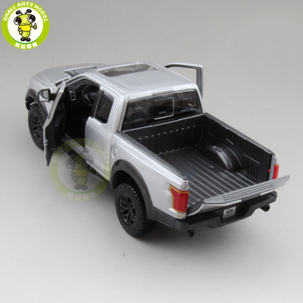 1/24 Ford F150 F 150 Raptor грузовики пикап литой металлический автомобиль модель игрушки для детей мальчик девочка подарок коллекция Maisto серебро