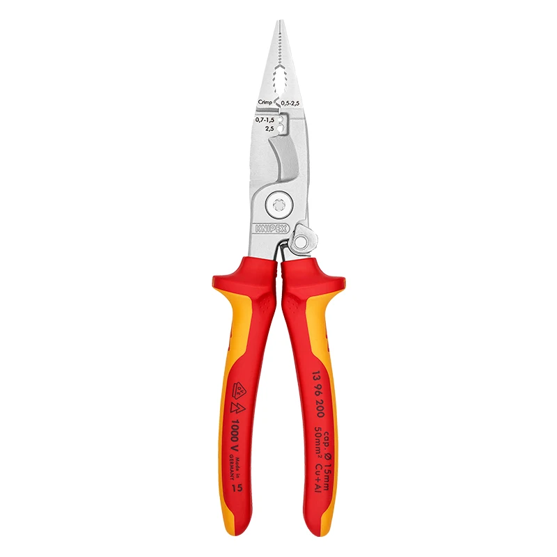 KNIPEX KENIPACK Германия импортированная Изолированная электрика сборка Многофункциональный Зажим Многоцелевой 1396200 Специальная цена