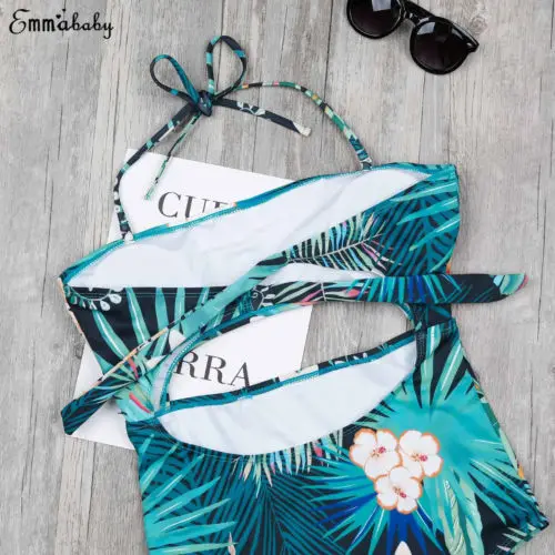 Купальник бикини для мамы и дочки одинаковый купальник всей семьи