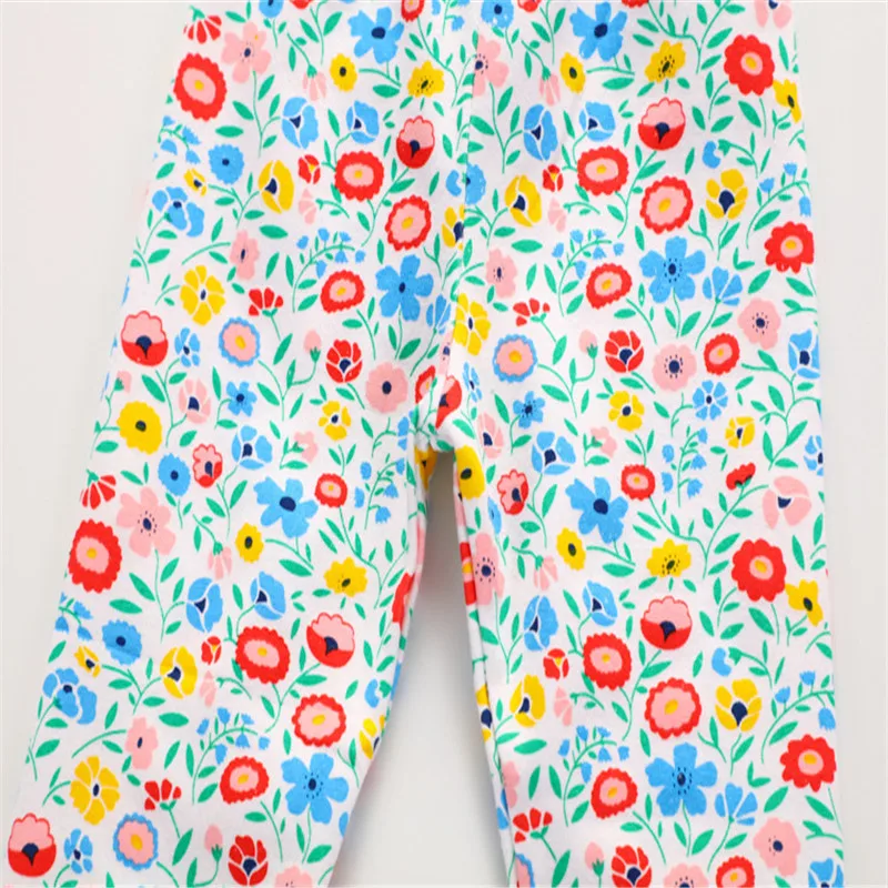 2017 новые детские штаны леггинсы с цветочным принтом для девочек Infantil маленьких
