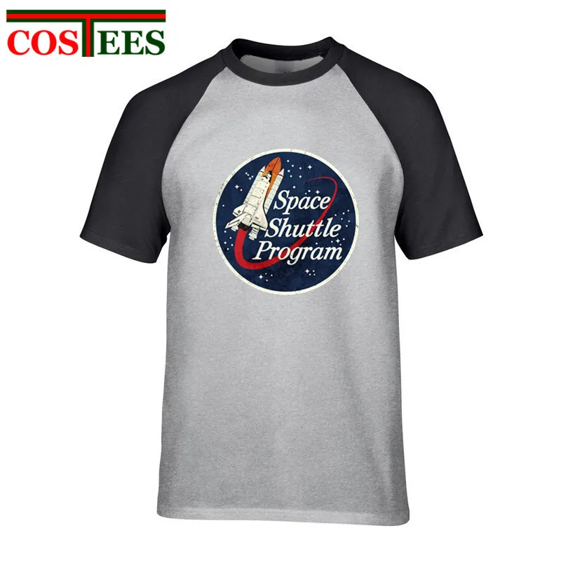 Классический космический челнок программа футболка SpaceX тяжелый Сокол футболки
