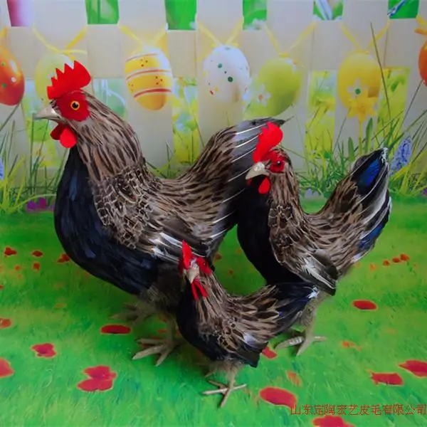 Имитация милой курицы модель полиэтилена и меха девичника украшение дома