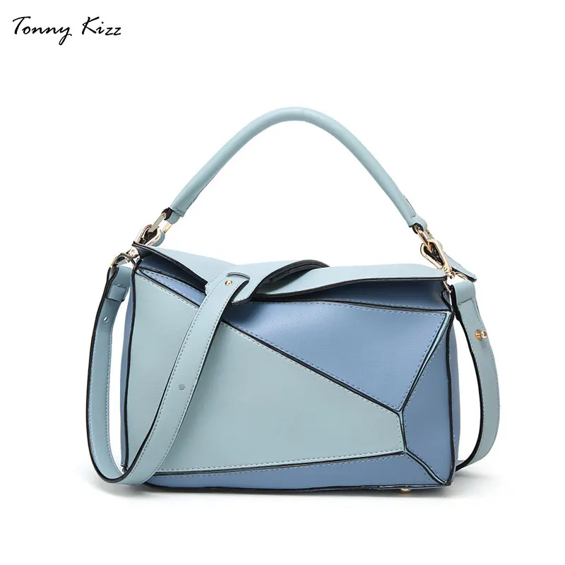 2019 новая Геометрическая женская кожаная сумка подушка сумки через плечо