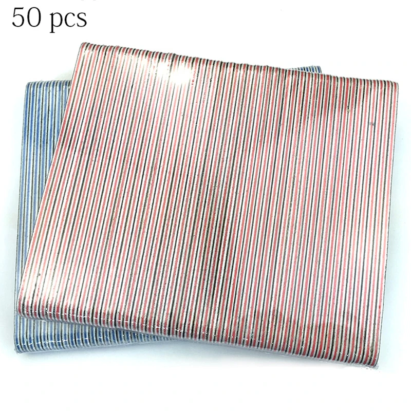 Профессиональная Шлифовальная Пилка Для дизайна ногтей 50 шт./лот | Красота и