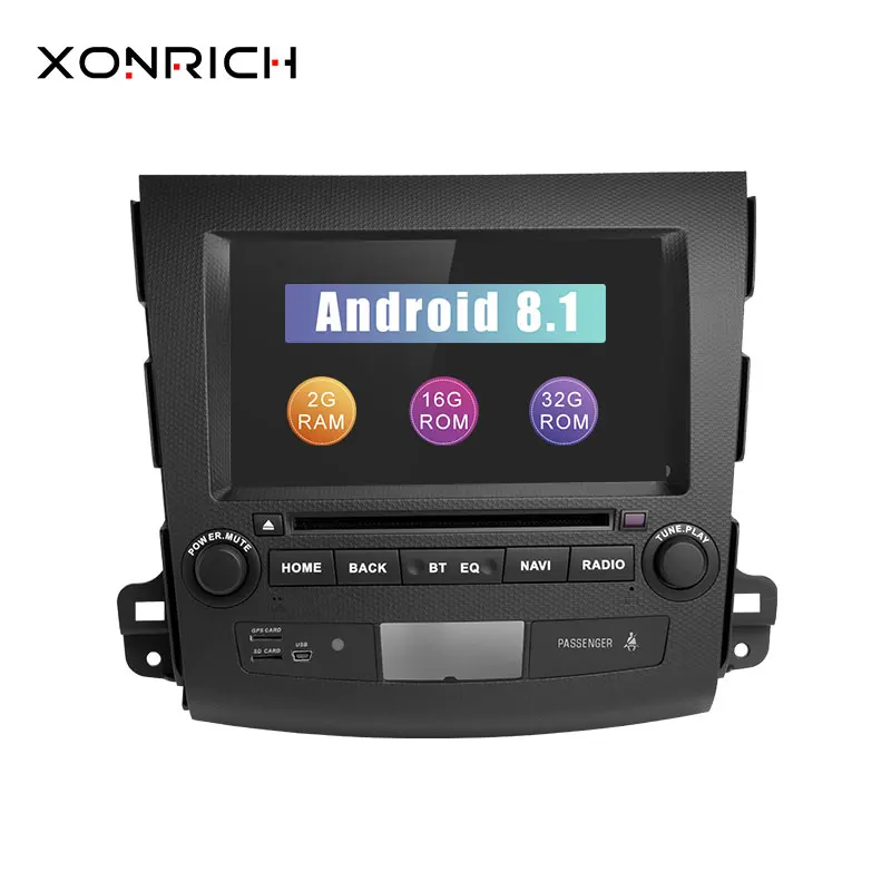 Xonrich 2 Din Android 8 1 автомобиль радио головное устройство для Mitsubishi Outlander 2007 2008 2009 2010 2011