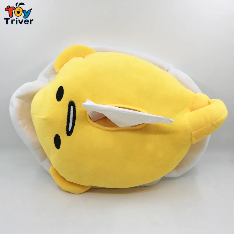 Плюш Gudetama ленивый яичный желток брат игрушка Салфетка бумажный держатель