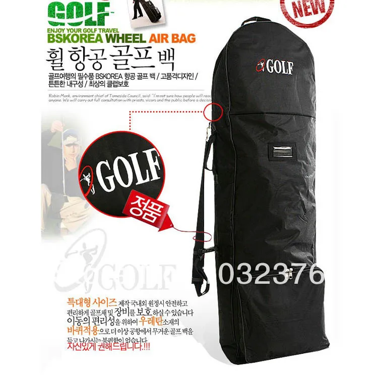 Авиационная посылка для гольфа сумка проверки самолета дорожная колесо