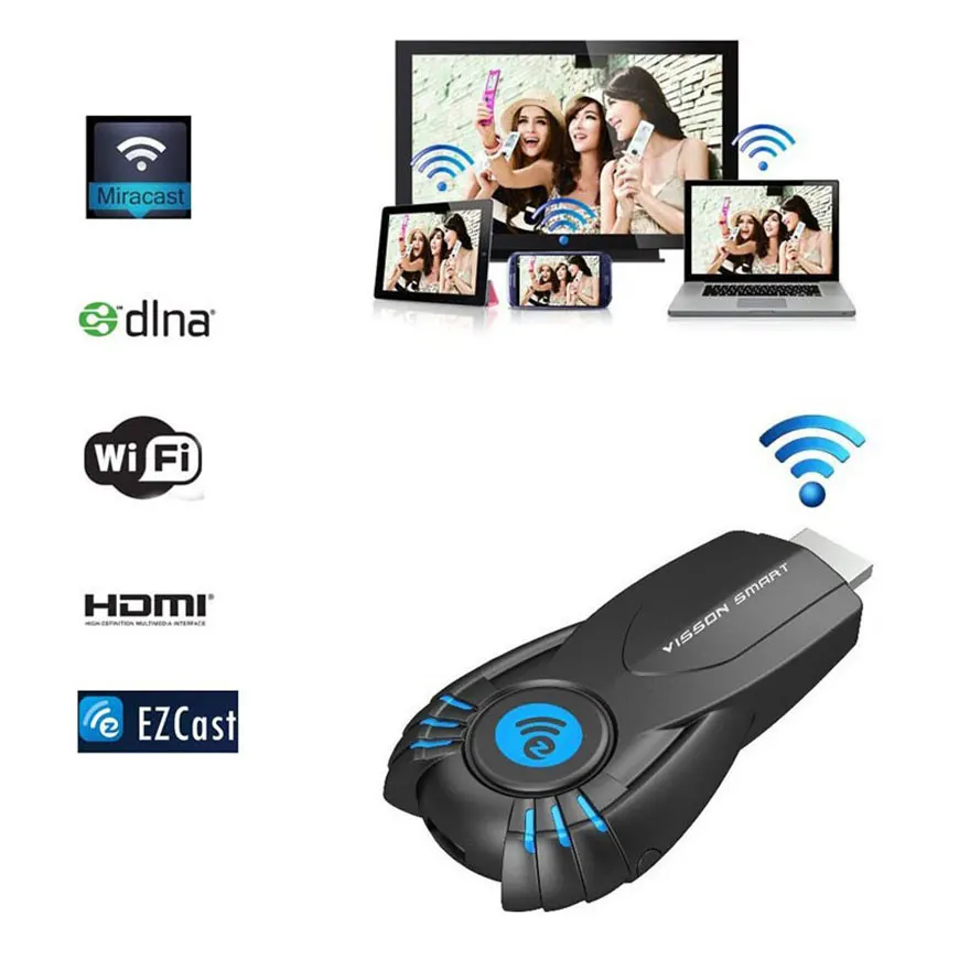 Умный зеркальный видеоприемник для IOS Android OS Windows Iphonex P10|receiver wifi|receiver donglereceiver audio |