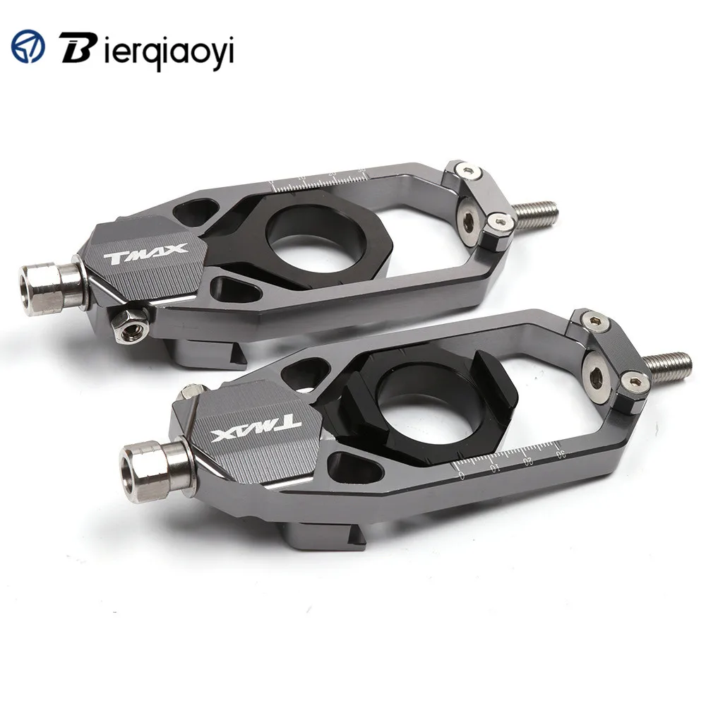 

for Yamaha TMAX 530 2012 2013 2014 2015 2016 TMAX530 Tensioners Catena Rear Axle Spindle Chain Adjuster TMAX530 Accessories CNC