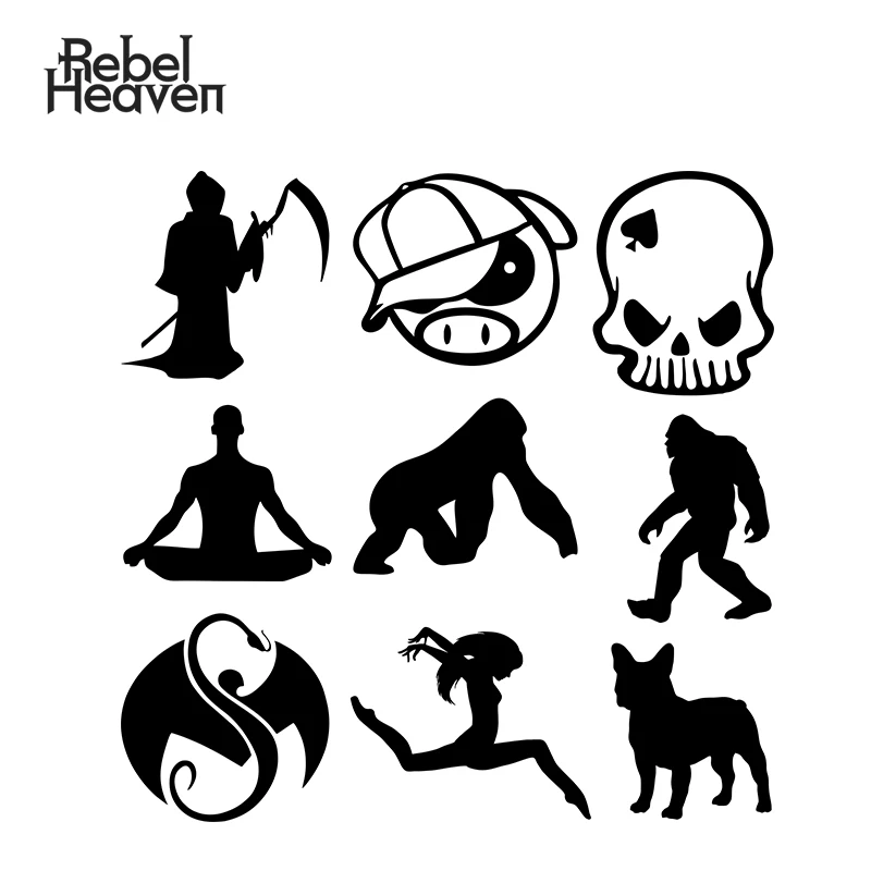 Стикер для автомобиля Rebel небеса Виний JDM украшение на окно сексуальная девушка