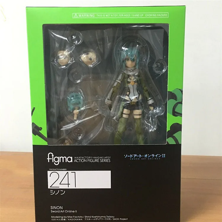 15 см аниме меч искусство онлайн Figma Кирито Асуна фигурка ПВХ фигурка Коллекция Модель Детская игрушка много выбор лучшие подарки - Цвет: Figma 241 Inbox