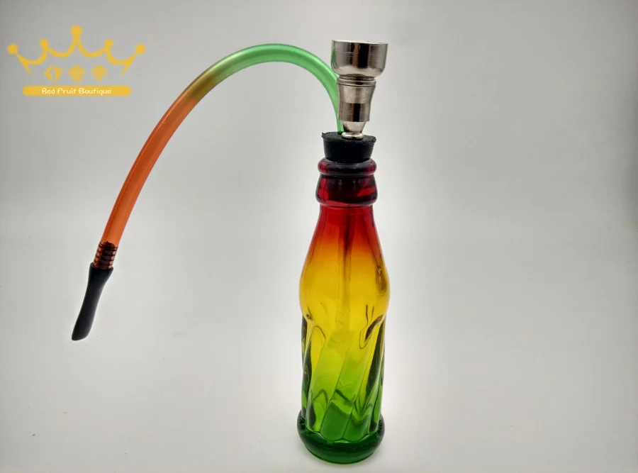 Rasta красочные трубы для воды кальян Бар стеклянная трубка курения кальяна