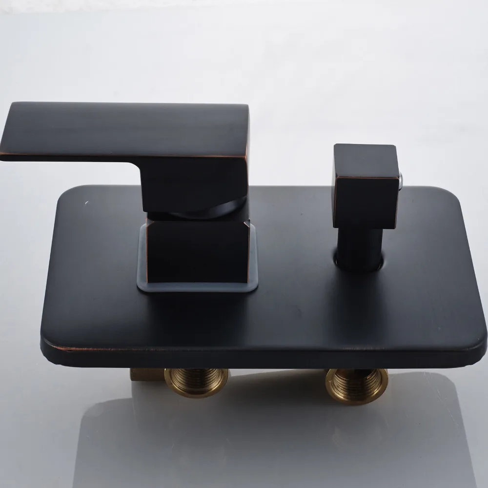 Светодиодный смеситель для душа с большим маслом втираемая бронзовая верхняя