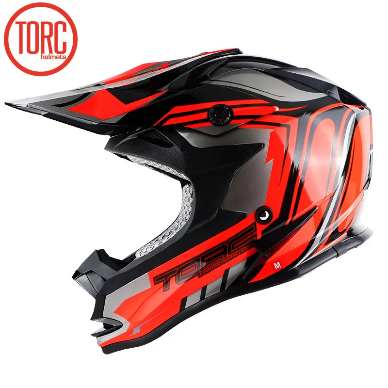 red flame TORC T32 внедорожный шлем moto cross шлем torc casco шлем moto capacetes moto rcycle шлемы щит ECE Сертификация - Цвет: red flame