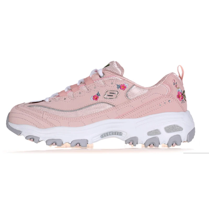 Skechers/Новое поступление; женская повседневная обувь; модные кроссовки на платформе; роскошная дизайнерская обувь для женщин; D'lites; повседневная обувь; 11977-LTPK - Цвет: 11977-LTPK
