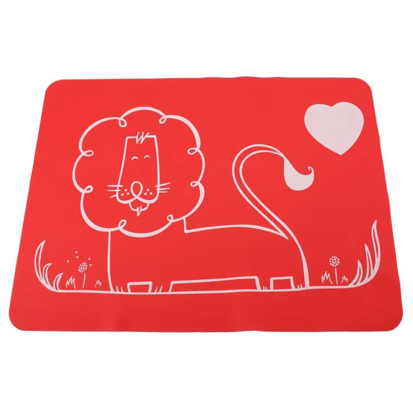 Симпатичная детская Силиконовая подложка для мисок чашек Нескользящая