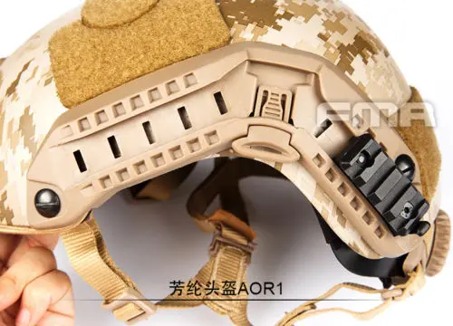 Баллистический шлем FMA LVL IIIA из арамидного волокна морского типа OPS AOR1 L/XL|kevlar