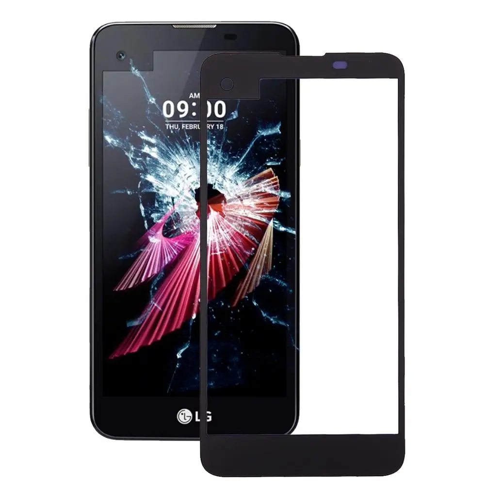 AAA +++ ЖК передняя сенсорная стеклянная панель объектива для LG X screen/K500/K500N
