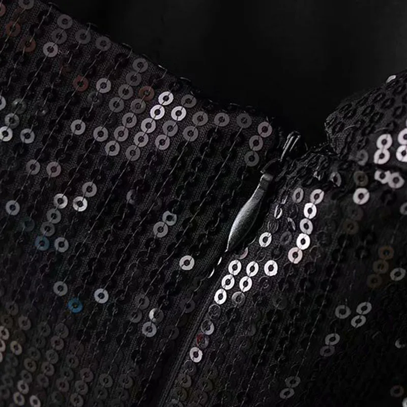 KZ863 женский шикарный двубортный лоскутный Sequines Блейзер Дамская мода Спринт блейзеры