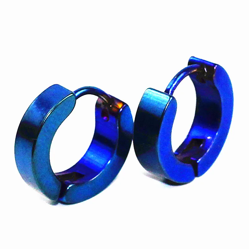 Модные ювелирные изделия серьги обруч дизайн 316L нержавеющая сталь заполненные