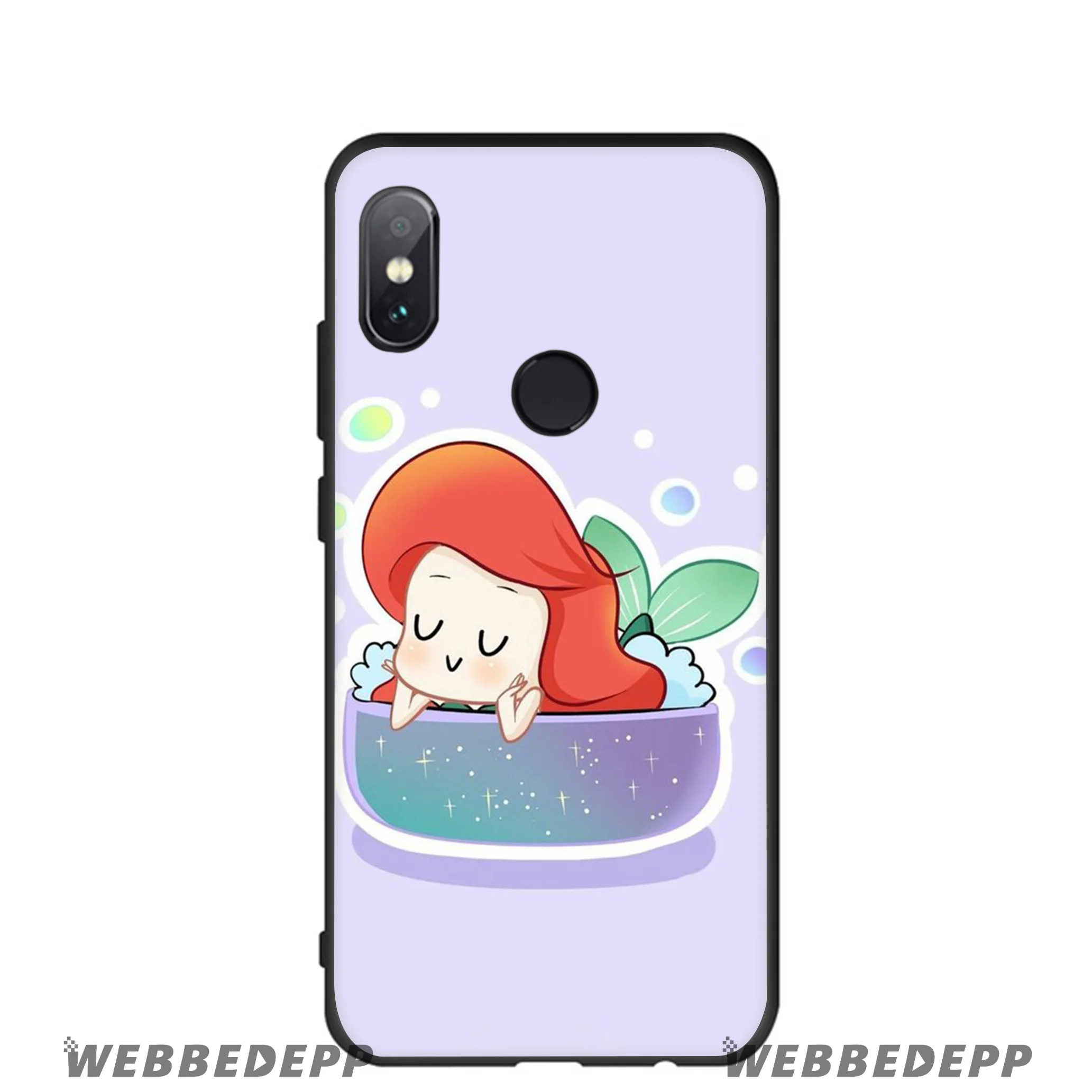 13 WEBBEDEPP Ариэль Русалочка Мягкий силиконовый чехол для Xiaomi Redmi Note 7 6 6A 5 4 4X 4A 5A 5 S2 Plus Pro Lite - Цвет: 13