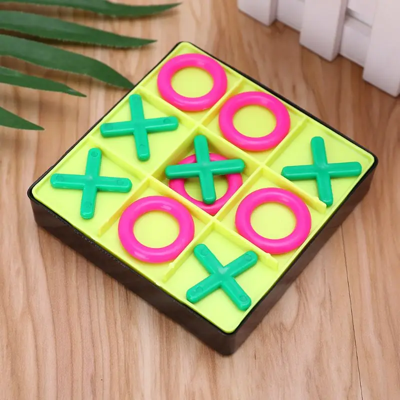 1 комплект пластиковые O X Tic Tac Toe шахматные игрушки детские мозговые ранние