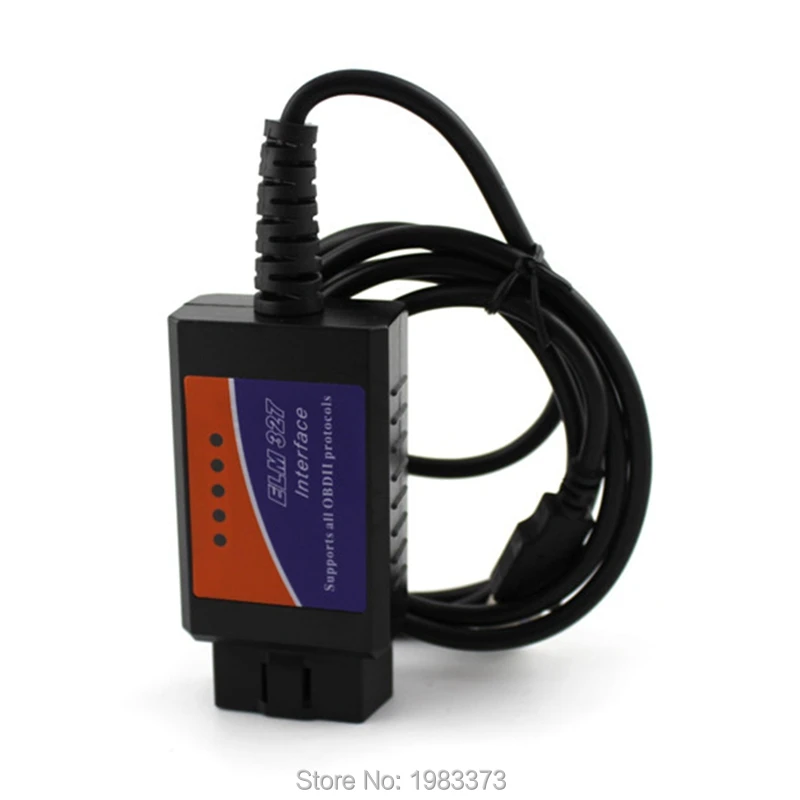 Новое поступление OBD2 USB ELM327 V1.5 для окна автоматический считыватель кодов OBDII