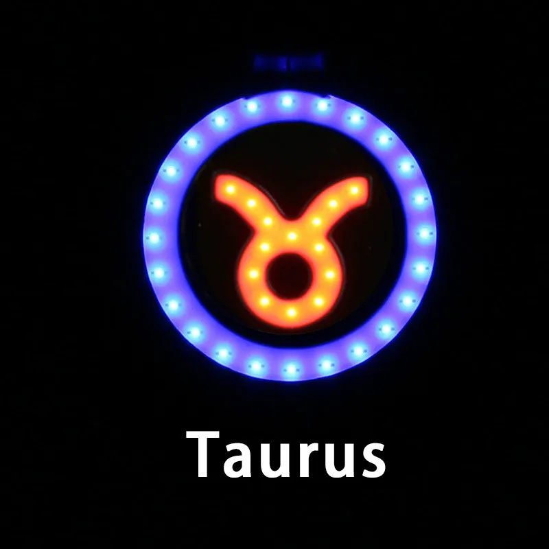 Taurus Колесо велосипеда светильник Водонепроницаемый Велоспорт Шлем хвост светильник Фонари задний светильник для велосипеда USB Перезаряжаемые безопасности ночной езды - Цвет: Taurus