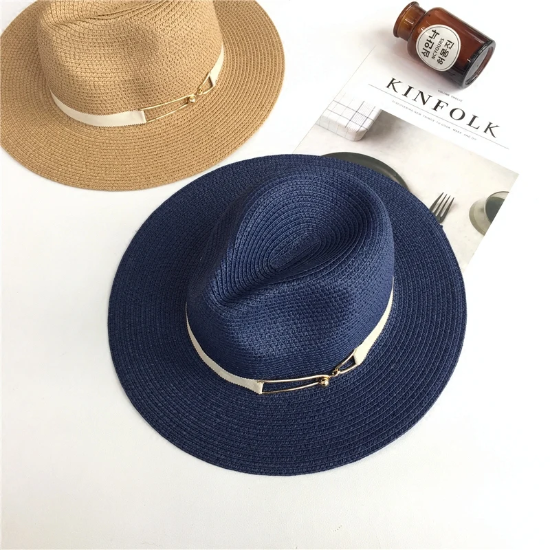 Шляпа женская Соломенная из сплава и ленты летняя|girls sun hat|fashion hatssun hat |