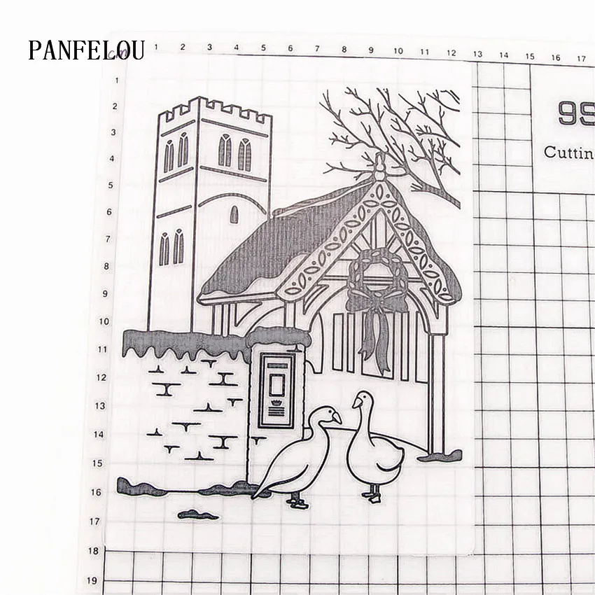 PANFELOU утка искусственная пластиковая для скрапбукинга DIY шаблон помадка торт
