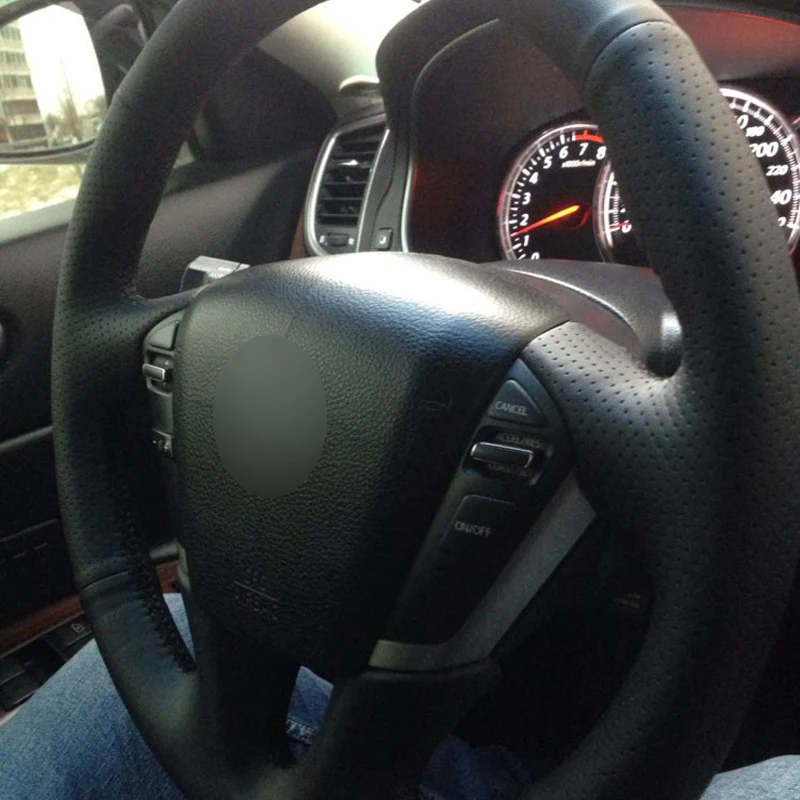 

Hand Sewing Car Steering Wheel Cover Volant For Nissan Teana 2008 - 2010 2011 2012 Murano 2009- 2013 2014 Quest 2011- 2016 2017