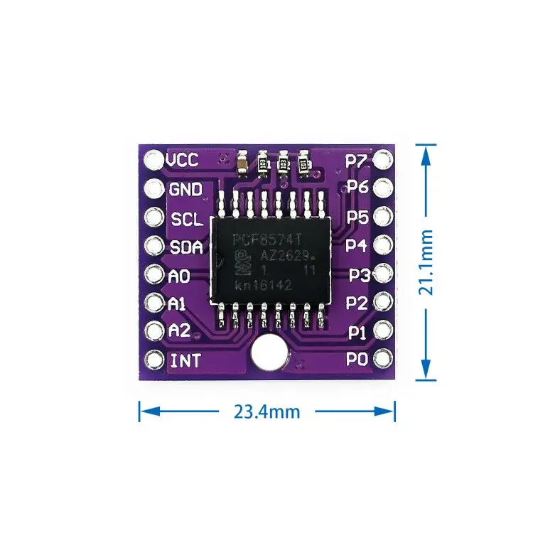 1 шт. PCF8574T I/O igc порт интерфейс Поддержка каскадные Расширенный модуль|module i2c|c c |