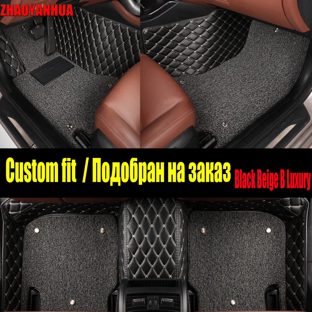 

ZHAOYANHUA Car floor mats for Kia Sorento Optima K5 Forte Rio/K2 Soul Cerato K3 Cadenza Carens 5D car styling liner