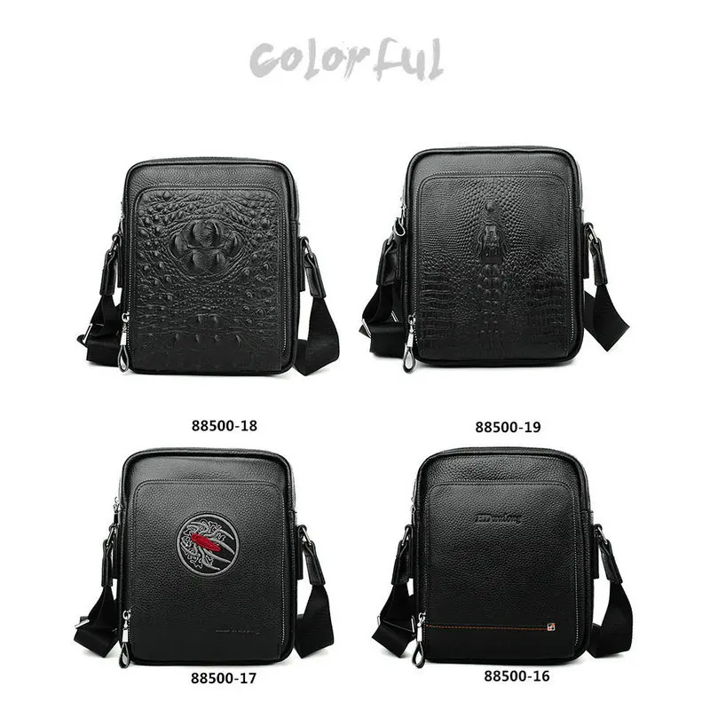 Мужская Наплечная Сумка из 100% натуральной кожи сумки через плечо для мужчин