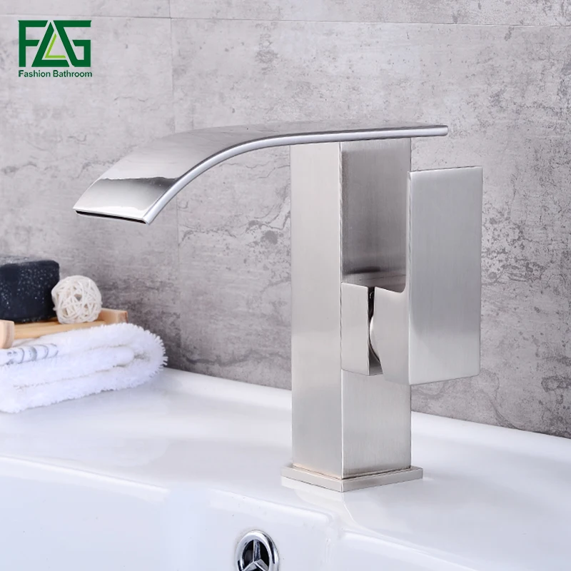 Многоцветный смеситель для раковины FLG кран холодной и горячей воды с одной