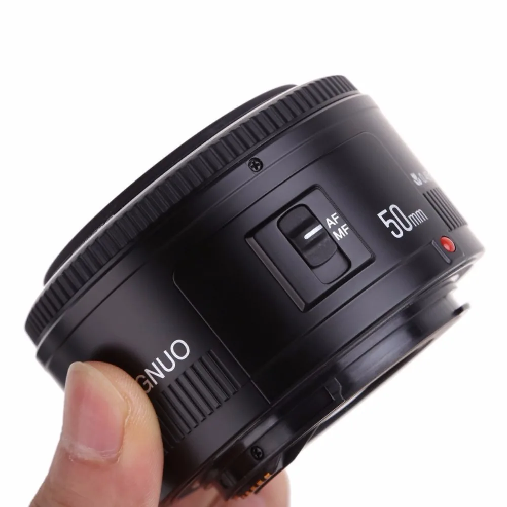 YONGNUO 50 мм YN50MM F1.8 для Canon объектив с фиксированным фокусом большой диафрагмой