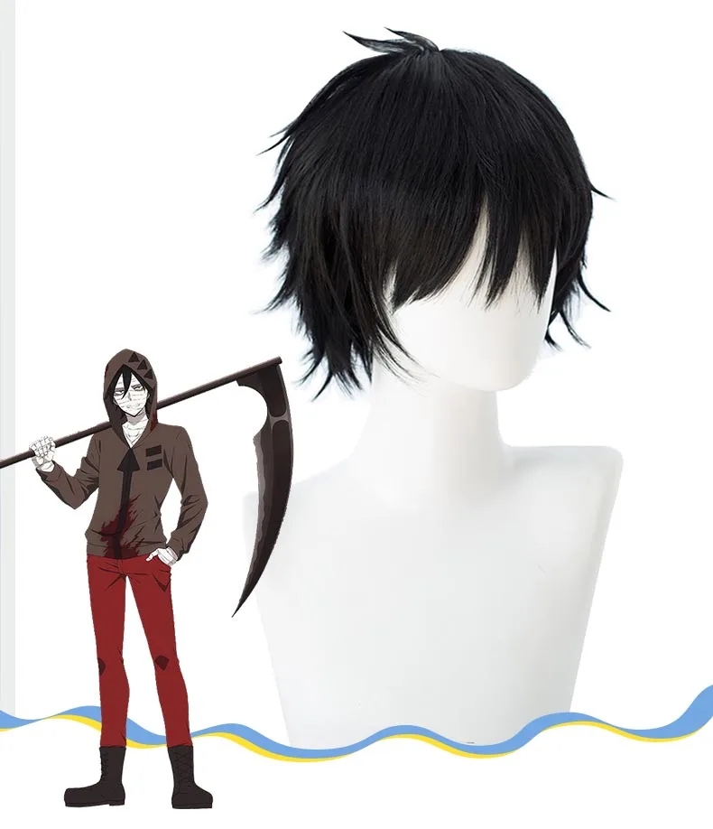 Isaac Foster Wig NOWCOS высокое качество ангелы смерти косплей Исаак Фостер костюм играть парики Zack обувь Хэллоуин Косплей Костюм Полный комплект - Цвет: Isaac Foster Wig