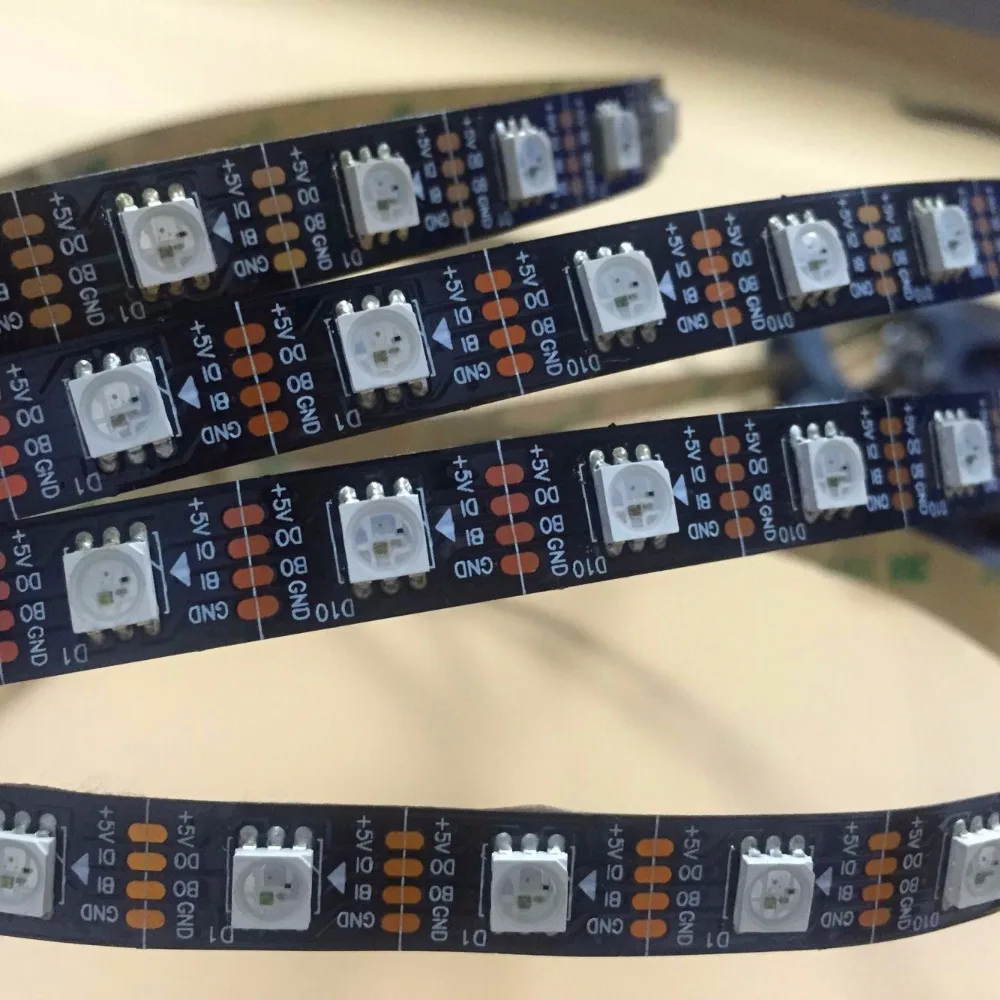 4 м/катушка Адресуемая 60 светодисветодиодный s/m DC5V WS2813 RGB светодиодная Пиксельная